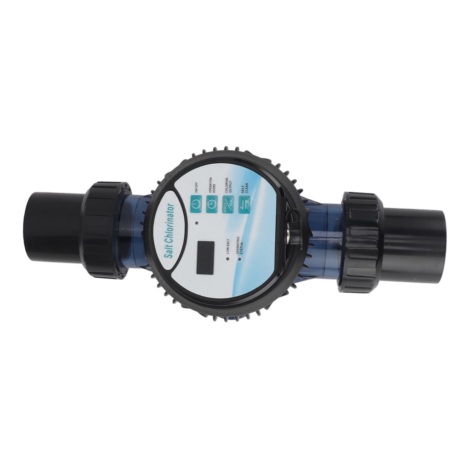 Máquina de Cloro Salino, Diseño Optimizado de la Boquilla, Monitoreo de Temperatura, Clorador de Agua Salada, Placa Desmontable para Piscina de SPA (ECR08)