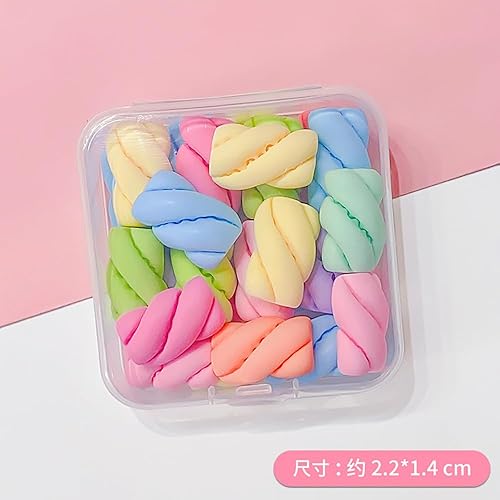 Miniatura 2 de 20 paletas Kawaii Candy Sweets Surtido de adornos de resina con parte trasera plana, suministros para manualidades, álbumes de recortes,