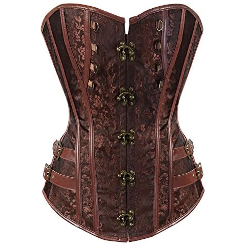 Corset Grebrafan Femme Pirate Steampunk Cover