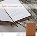 Classic Faux Leather Journal For I Know The Plans Jeremiah 29:11 Bible Verse Bible Verse Brown Inspirational Notebook, Lined Pages w/Scripture, Ribbon Marker, Zipper Closure