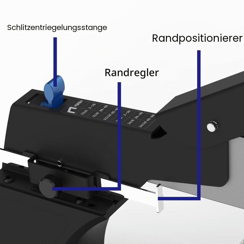 RAYSON Langarm-Sattelhefter, 60 Blatt, Sattel- und Flachheftung, SH-03 | Robuster Heftgerät