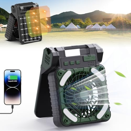 Portable-Solar-Fan-5200mAh-Rechargeable-Solar-Powered-Camping-Fan-with-LED-Lantern-4-Speeds-Powerful-Wind-Battery-Fan-with-3-Timer-PowerBank-for-Tent-Fishing-Travel-Worksite-Style-A