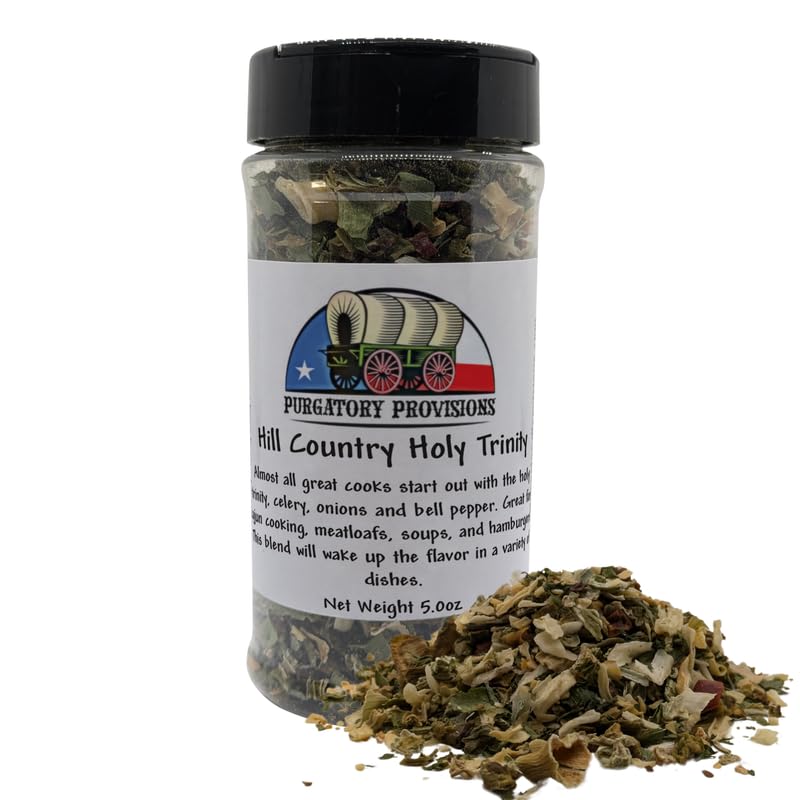 Holy Trinity Seasoning Hill Country by Purgatory Provisions, Spices, Cajun Seasoning, Spices and Seasonings, Seasonings and Spices for Cooking, Creole Seasoning, Louisiana, Herbs, Spices & Seasonings