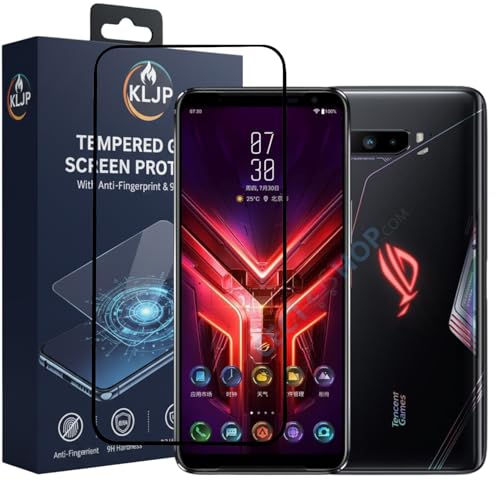 Image of Military-Grade Gorilla Tempered Glass For Asus ROG 3 With Installation Kit | Edge to Edge Coverage | Black