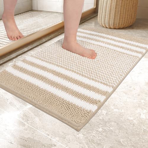 Tapis de Bain,Tapis Salle de Bain Antidérapant Absorbant,Tapis de...