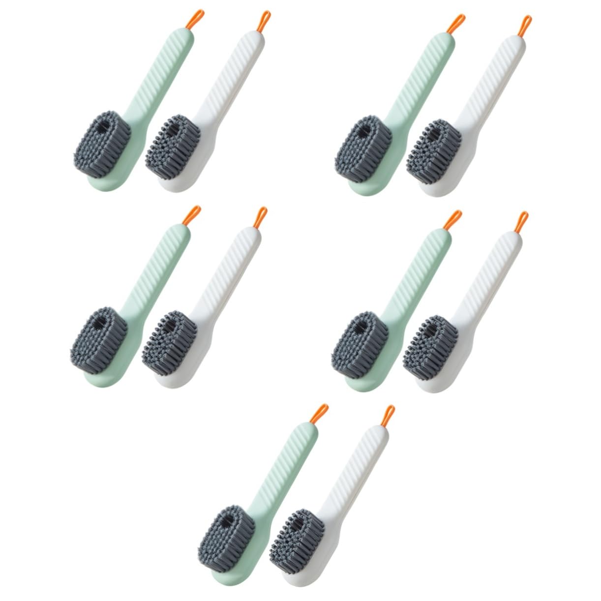 Healeved 10pezzi Per Scarpe Con Dispenser Brush Per Scarpe e Nabuk Facile Usare e Maneggevole e