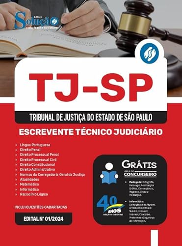 Apostila TJ-SP - Escrevente Técnico Judiciário