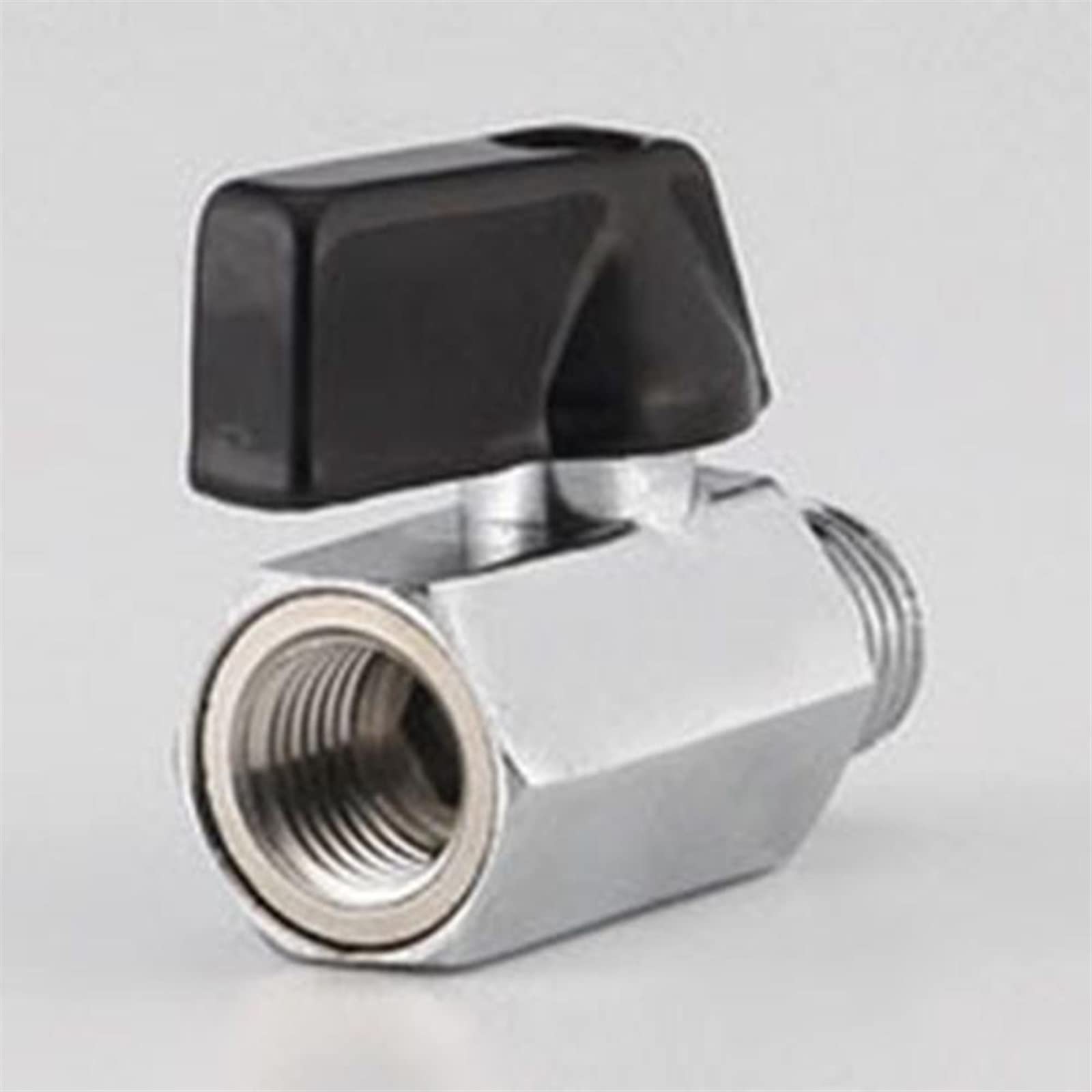 HDPHCRIUN Female Male 1/4 NPT Threaded Full Port Brass Ball Valve Shut Off Switch 1Pcs