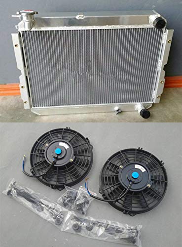 Radiador de aluminio de 3 núcleos, compatible con LANDCRUISER 60 Series HJ60 HJ61 HJ62 MT & FAN