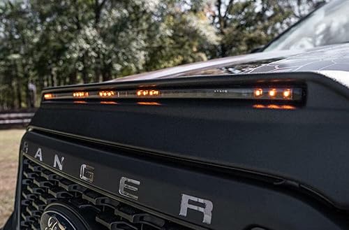 Miniatura 4 de Auto Ventshade [AVS] Aeroskin Lightshield PRO/protector de capó | Compatible con Dodge Ram 2500/3500 2010-2018 | Deflector de perfil bajo/escudo de