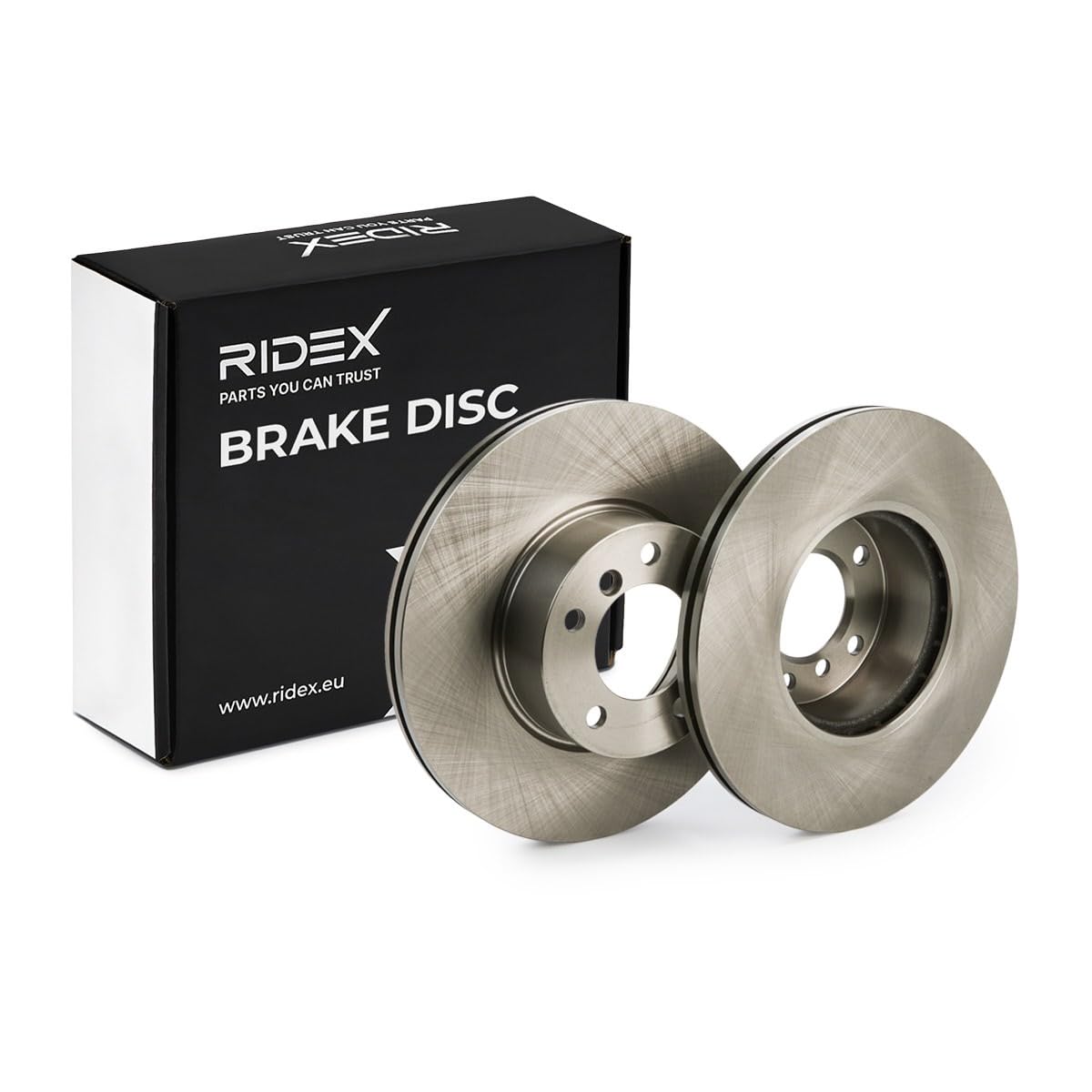 RIDEX 82B0273 2x Disco freno Anteriore senza viti/bulloni Compatibilità con BMW 3 Sedan E90