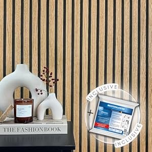 Wallcover Akustikpaneele Holzwand Tapete Braun