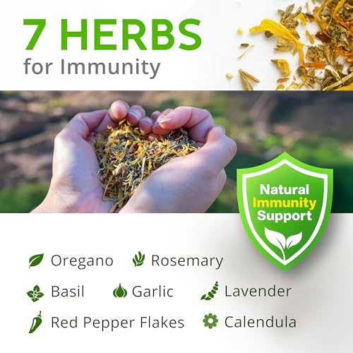 Buff Clucks Herb Supplement for Backyard Chickens - Natural Chicken Treats, Poultry Feed Botanical Mix, Plant-Based Coop Snacks for Daily Wellness, Feather Quality, Egg Production, USA (12 oz) - Image 4