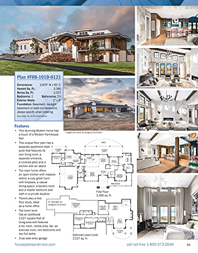 Best-Selling 1-Story Home Plans, 5th Edition: Over 360 Dream-Home Plans in Full Color (Creative Homeowner) Craftsman, Country, Contemporary, and Traditional Designs with More Than 250 Color Photos - Image 6