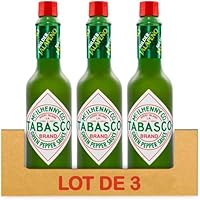 Découvrez la sauce TABASCO Vert : une recette légèrement relevée et acidulée. La recette de la sauce TABASCO vert est élaborée à partir de piments doux jalapeños verts, aux notes légèrements relevées et acidulées. Des ingrédients de qualités : des pi...
