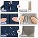 Fmeida Minimalist Pencil Case, Large Capacity Pencil Bag with Portable Handle, Waterproof Fabric and Zipper, Aesthetic and Spacious Pen Organizer for Office Staff and Professionals, Navy Blue