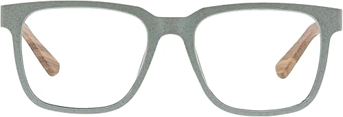 Peepers by PeeperSpecs Womens Homespun Square Blue Light Blocking Reading Glasses