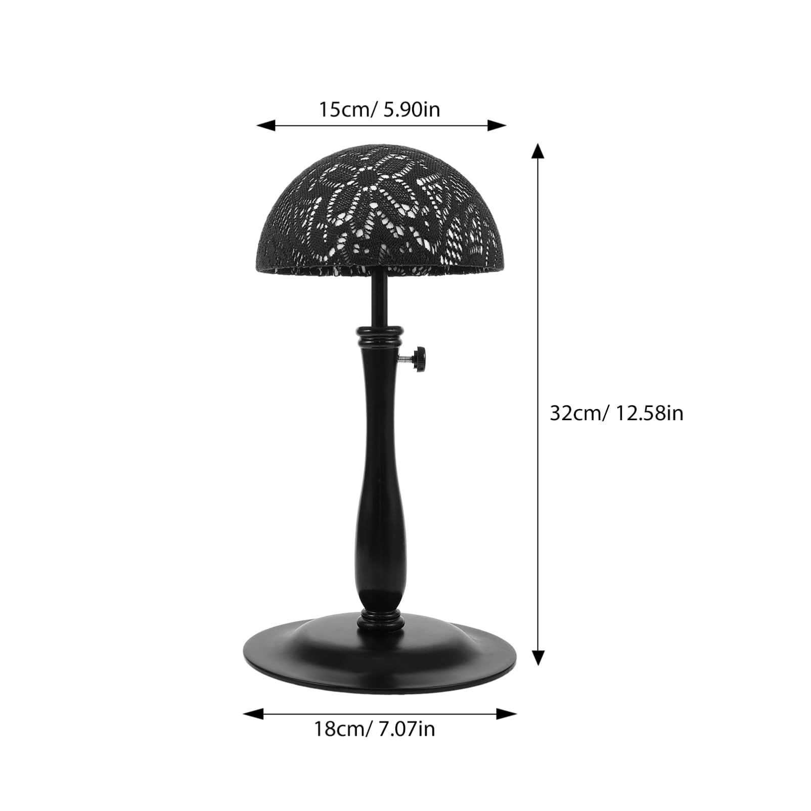 Soporte para Pelucas con Diseño de Encaje, Ajuste de Elevación