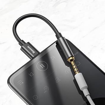 Baseus L54 Usb C AUX kulaklık Adaptörü Usb C 3.5 jack ses kablosu