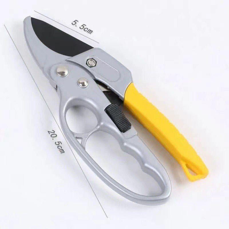 Image of HUPLA Heavy Duty Ratchet Pruning Shears for Gardening | Sharp SK5 Steel Blade, Anti-Rust, Ergonomic Handle | Hand Pruner for Branch, Stem, Tree Cutting | Bypass Secateur Cutter for Plants