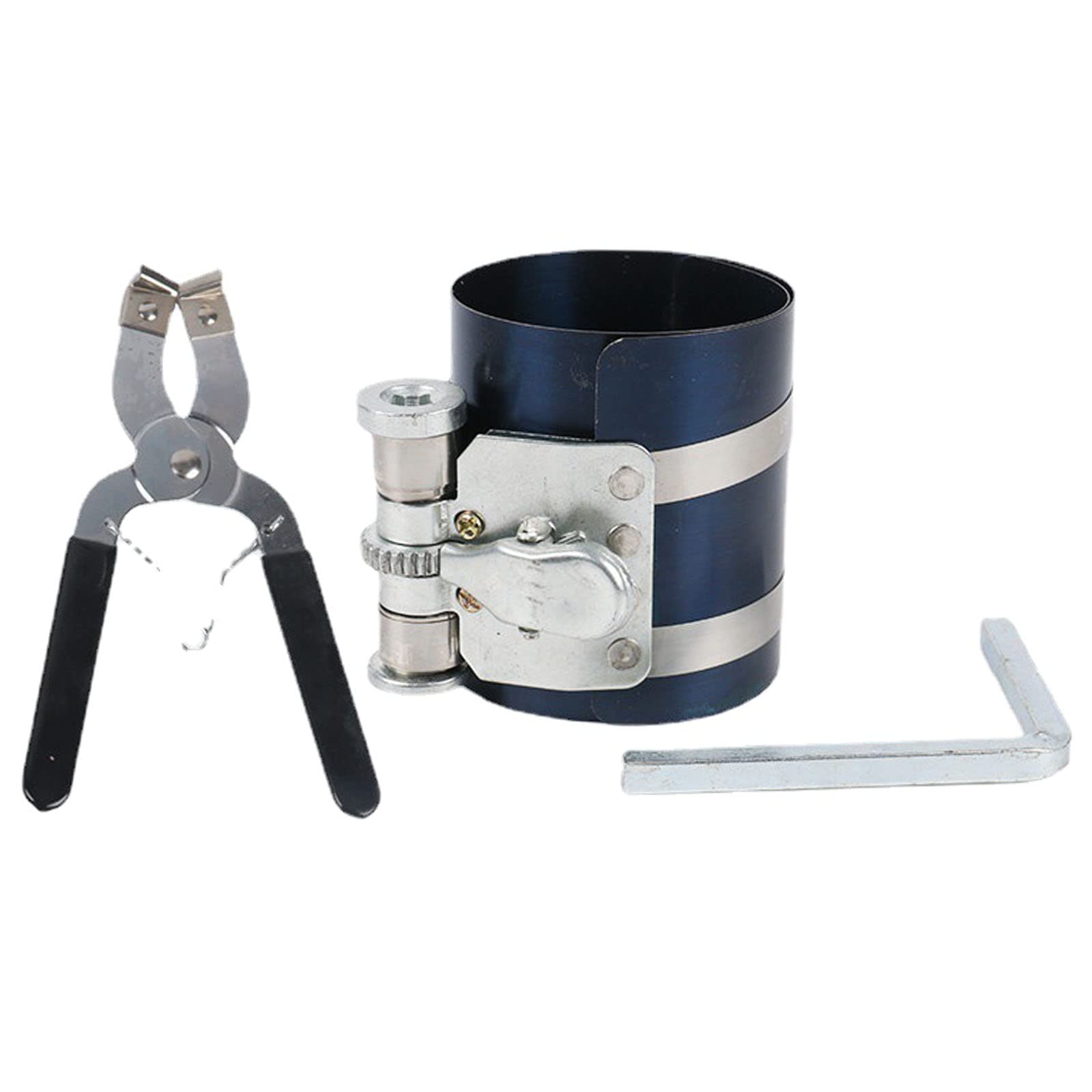 hokojix Plum Garden Car Engine Piston Compressor Tool and Piston Pliers for Adjustable Safety Screws