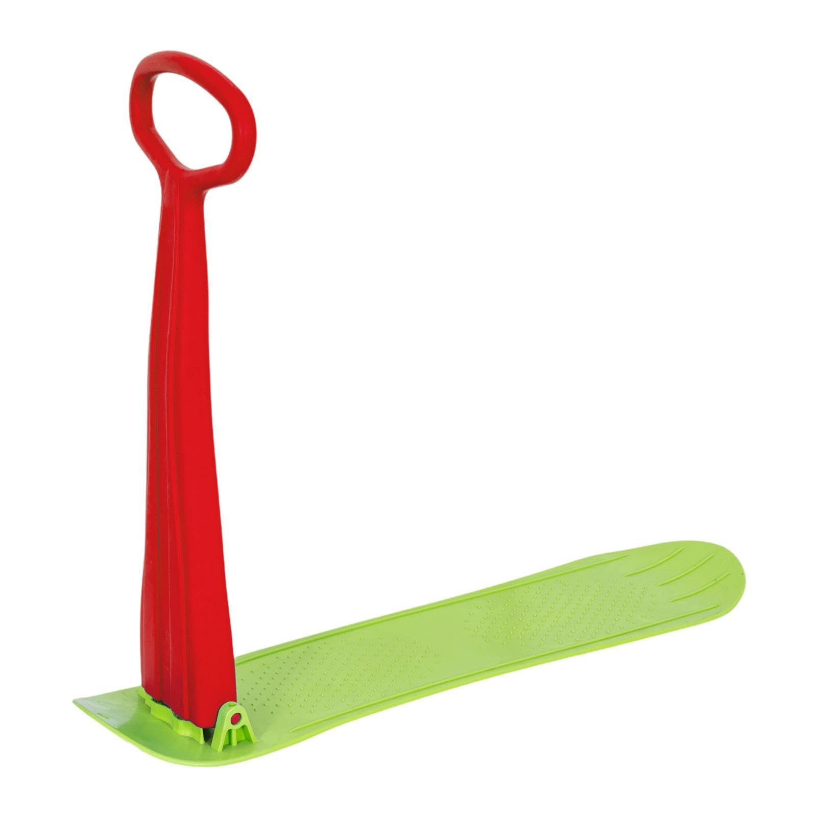 Luge à Neige, Patin à Neige Compact et Portable, Planche à Neige avec Guidon pour 4 Ans et Plus, Extérieur