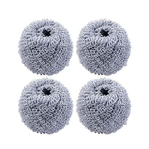 Veemoon 4pcs Cleaning Brush Head Dish Cleaner Brush Kitchen Pot Cleaning Brush Convenient Cleaning Brush Household Cleaner Household Cleaning pan Cleaner Dish Scrub Brush