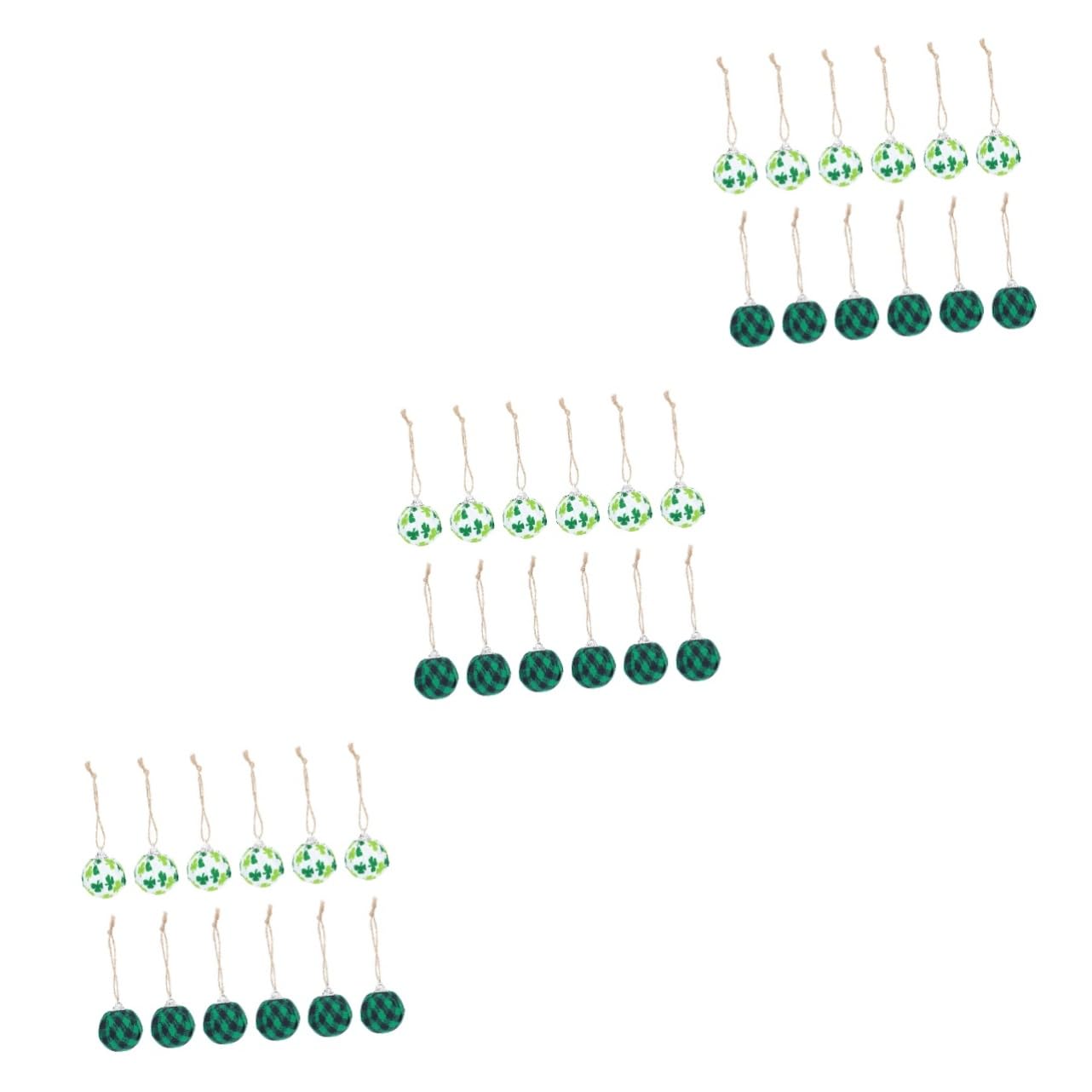 ABOOFAN Lot De 3 Pendentifs Décoratifs pour La Saint-Patrick Motif Festival Irlandais Ornements Ronds À Suspendre 12 Pièces X 3