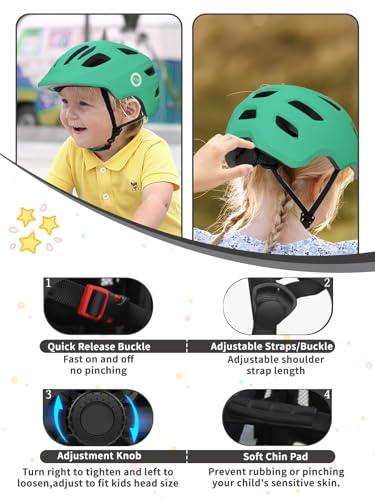 Image of XJD Toddler Helmet Kids Bike Helmet for Infant /Baby Multi-Sport Adjustable Skateboard for Kids Boys Girls Lightweight for Age 1 and Older