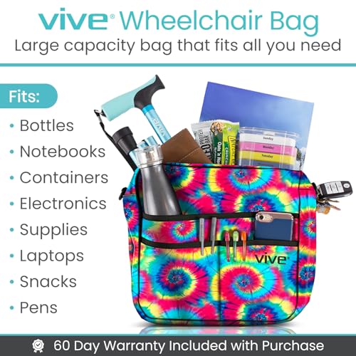 image for Vive Wheelchair Bag - Machine Washable, Double-Stitched, Water-Resista