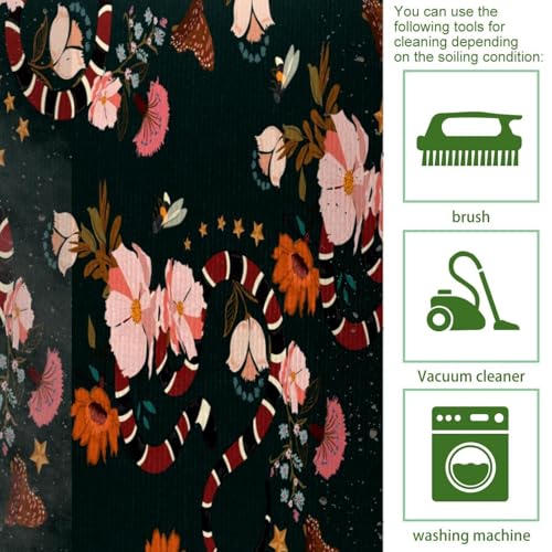 Tapete de cocina de diseño elegante VAPOKF alfombras de alta resistencia lavables 4