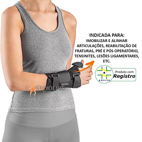 ORTESE COMFORT AIR C/POLEGAR DIR PRETA P