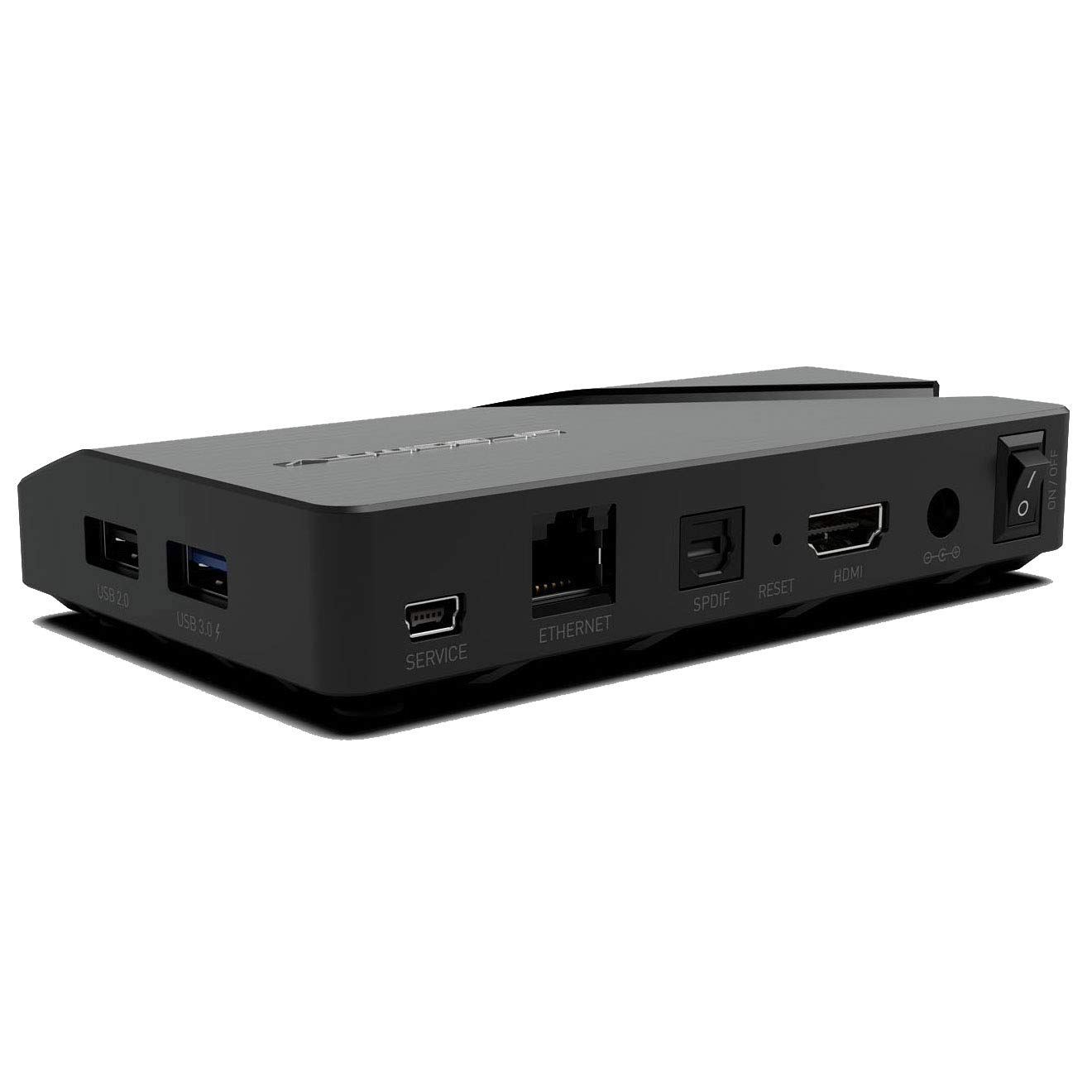 Mini Ultra HD 4K 2160p Android 9.0 16GB Flash, 2GB RAM, H.265, HDMI 2.1, USB3.0, IPTV Streamer, Dual WLAN 2,4/5GHz, LAN, Bluetooth Smart TV Box Schwarz, DreamTVMP
