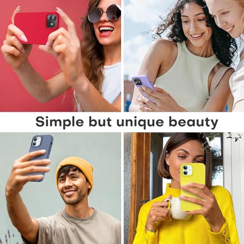 Image of LOVE 3000 Designed for iPhone 12 Case /iPhone 12 Pro Case, Premium Silicone with [Soft Anti-Scratch Microfiber Lining] Shockproof Protective Phone Case for Men Women Girls 6.1 inch, Navy Blue