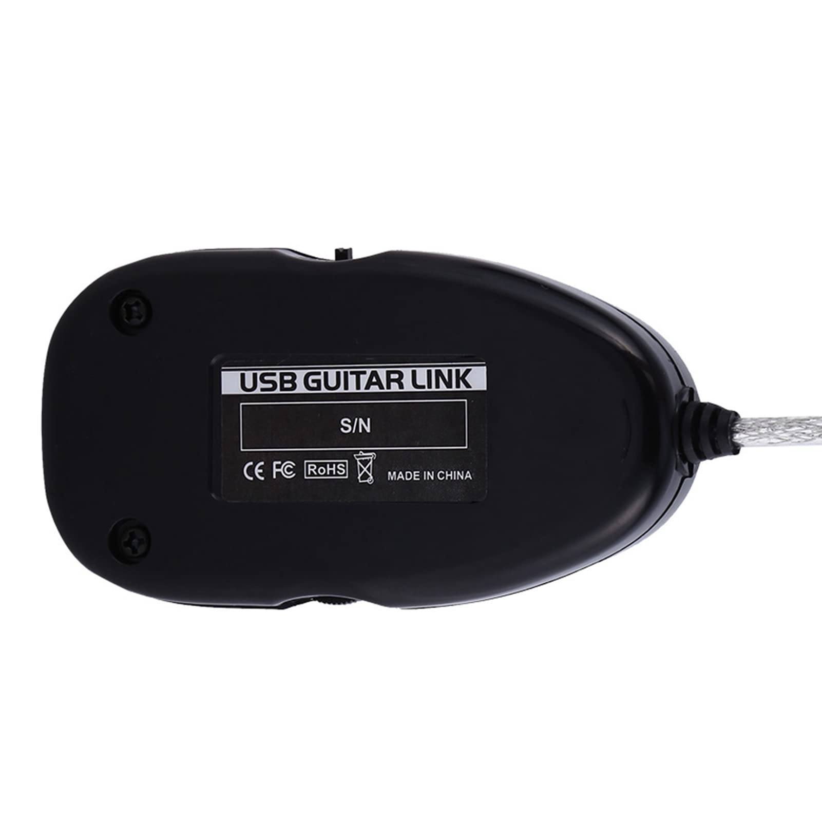 Câble Rocksmith, Interface Guitare vers Pc Câble de Liaison USB Professionnel pour Guitare, Installation Facile Plug and Play Pc Guitar Hero avec Votre Ordinateur et Convient à