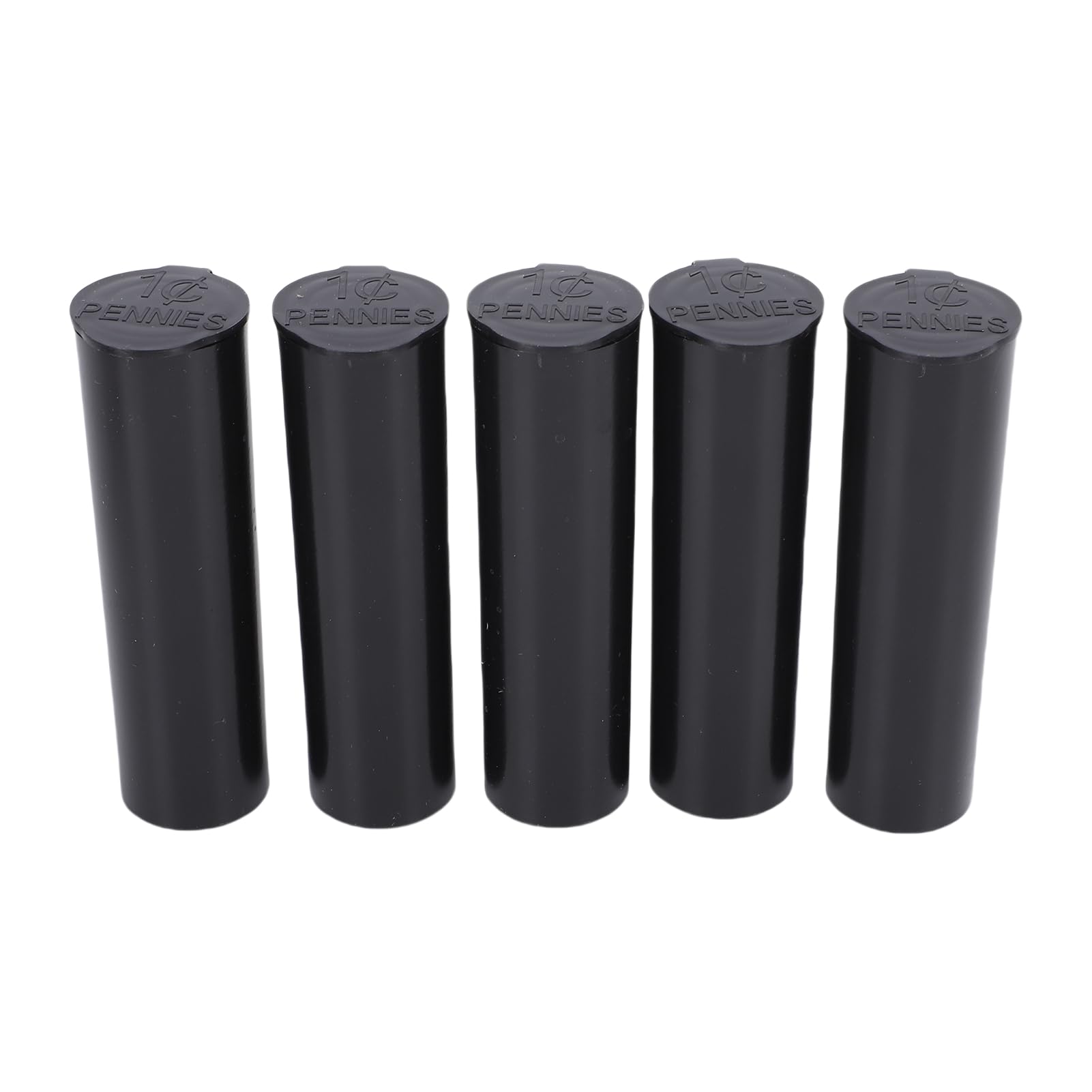 Wakects Tubi Portamonete, Set di Tubi Portamonete in ABS, 25 Pezzi Contengono 50 Monete Ciascuno con Etichette Adesive, Forniture per la Raccolta di Monete per l'organizzazione del Conteggio e (#1)