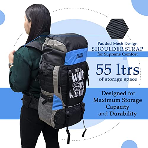 mufubu Presents Campsack Rucksack/Camping/Trekking/Hiking Internal Frame Backpack for Outdoor Sports - Image 7