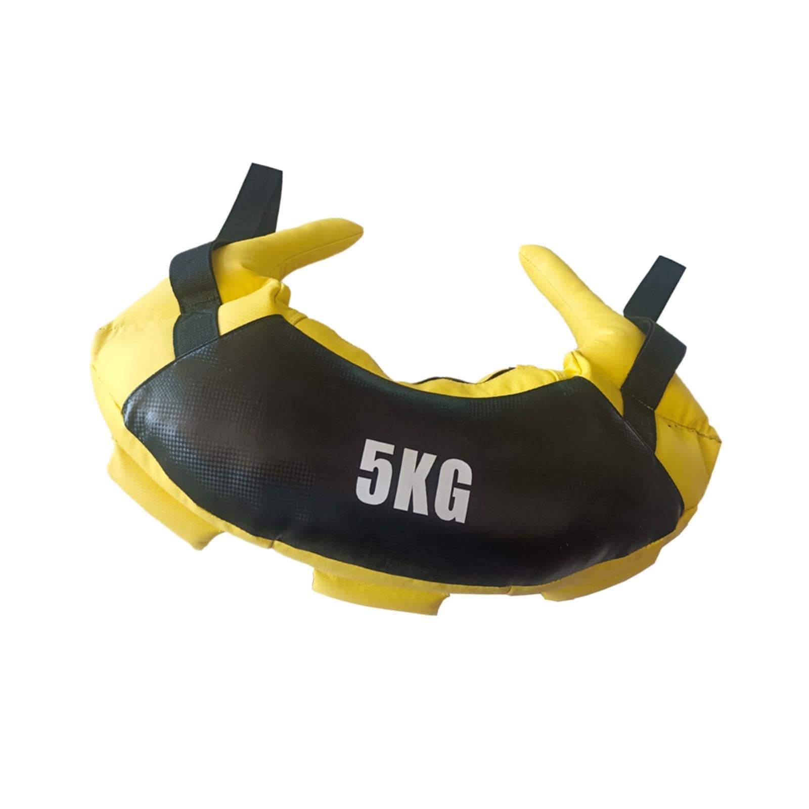 Fitness Power Bag Workout Training Handles Gym Judo Boxing Punching Sand Bag 5kg Yellow | Other Strength Training | Strength Training | Fitness Running & Yoga-image-14