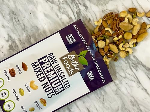 Betterfoods Premium Mixed Nuts, Almonds, Cashews, Brazil Nuts, Pecans, Macadamias, Pistachios, 5G Plant Protein, 4G Net Carbs, Keto-Friendly, Vegan thumb #8