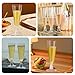 KMLYDGS 40 Pack Clear Plastic Champagne Flutes 5.5 Oz - Elegant Disposable Toasting Glasses for Wedding, Party, Birthday, Graduation Decorations & Celebrations