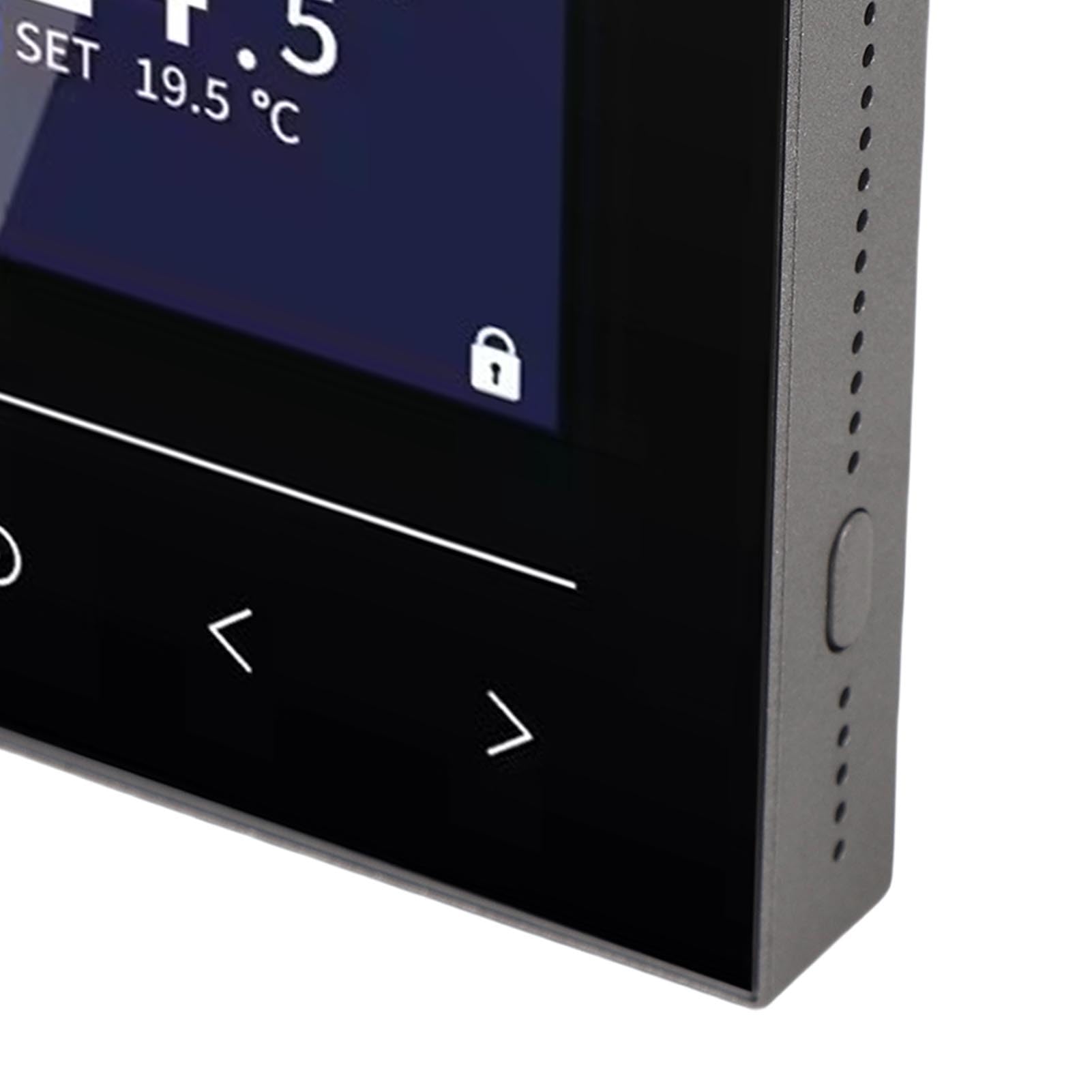 Termostato Intelligente, Termostato WiFi con Controllo Vocale Senza Cavo C, per Riscaldamento Programmabile con Schermo LCD a Colori, per Home Office Hotel