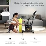 One S Heimtrainer Fahrrad - Magnetischer Widerstand, Leiser Betrieb, Verstellbarer Komfort, LCD-Display, Pulsmessung, Kalorienanzeige, Kompakt für Zuhause, Smartphone-Halter, Max 110kg – Bild 5