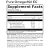 RetzlerRx Pure Omega 650 EC MaxSimil monoglyceride Fish Oil Softgels, 60 Count, Dietary Supplement