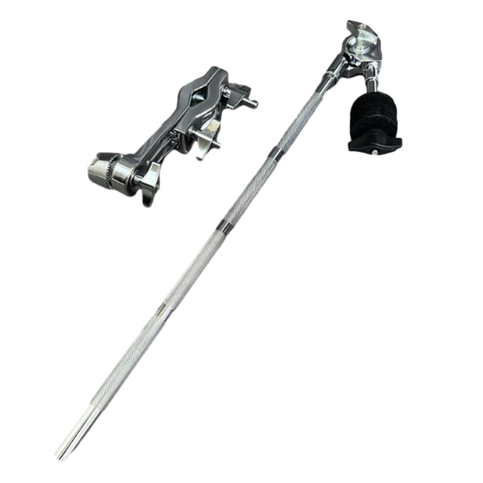 Soporte de brazo para platillos con extensión de montaje de abrazadera, accesorios de tambor, piezas de hardware de tambor, soporte de montaje para platillos