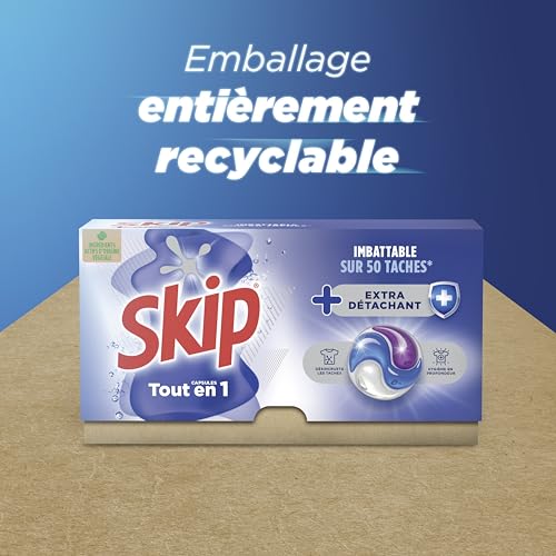 Lessive Capsules Extra Détachant Skip La Boîte De 24 Capsules - vue 7