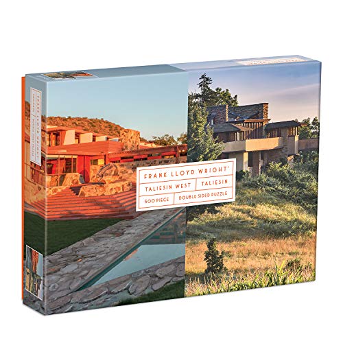 Galison Frank Lloyd Wright Taliesin and Taliesin West 500 Piece Double-Sided Puzzle from Galison - Stunning Photographic Jigsaw Puzzle, 24' x 18', Fun...