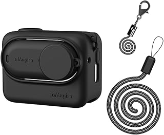 Aoyygg Silicone Protective Case Cover Skin for Insta360 GO3,Mini Protector Sleeve for Insta360 GO3 Sports Camera Protection Accessories (Black)