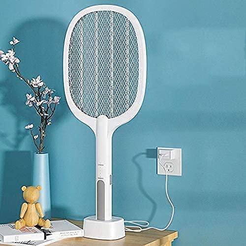 VPVDZ | Wireless Mosquito Bats Killer Racket Rechargeable Handheld Electric Fly Swatter with UV Light Lamp Racket USB Charging Base, Electric Insect Killer (B0C36SJ3W8) Amazon Price History, Amazon Price Tracker