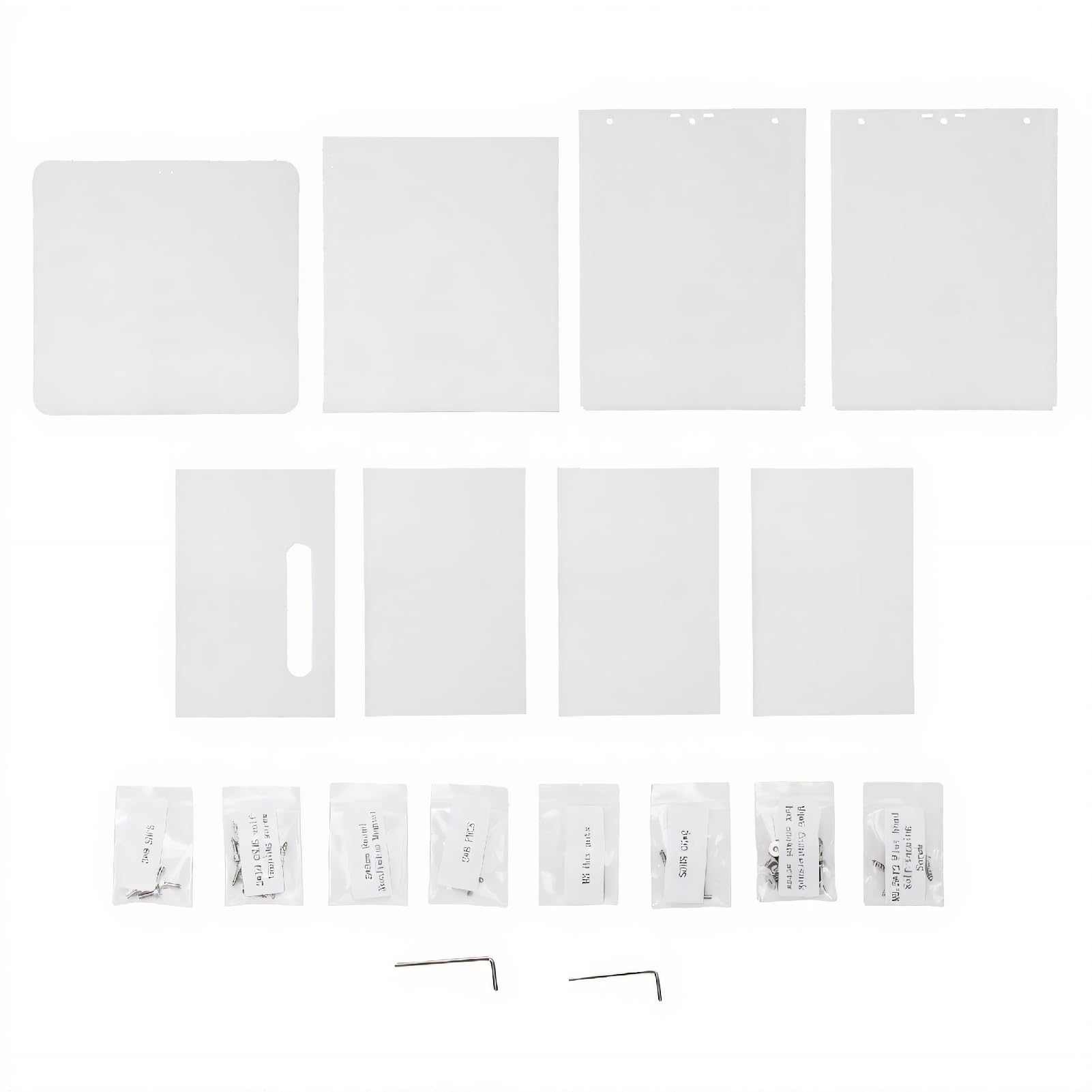 Dpofirs Kit de Boîtier d'imprimante 3D, Boîtier d'imprimante en Acrylique avec Contrôle de Température de Réduction du Bruit pour