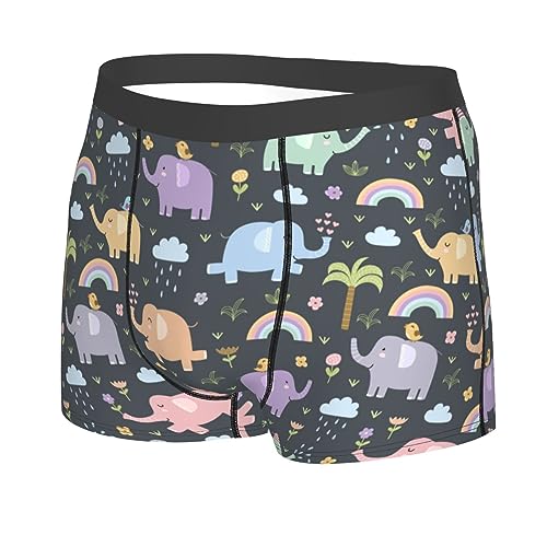 Funny Elephants Boxers for Men Boxer Shorts Soft Mens Underwear Boxer Briefs2